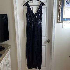 Vince Camuto blue sequin formal gown 💙